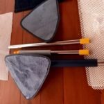 Esfregão Triangulo Mop De Limpeza Ajustável Giratória 360°