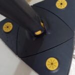 Esfregão Triangulo Mop De Limpeza Ajustável Giratória 360°
