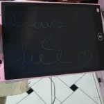 Lousa Mágica Tablet Infantil Para Escrita ou Desenho Magic Kid photo review