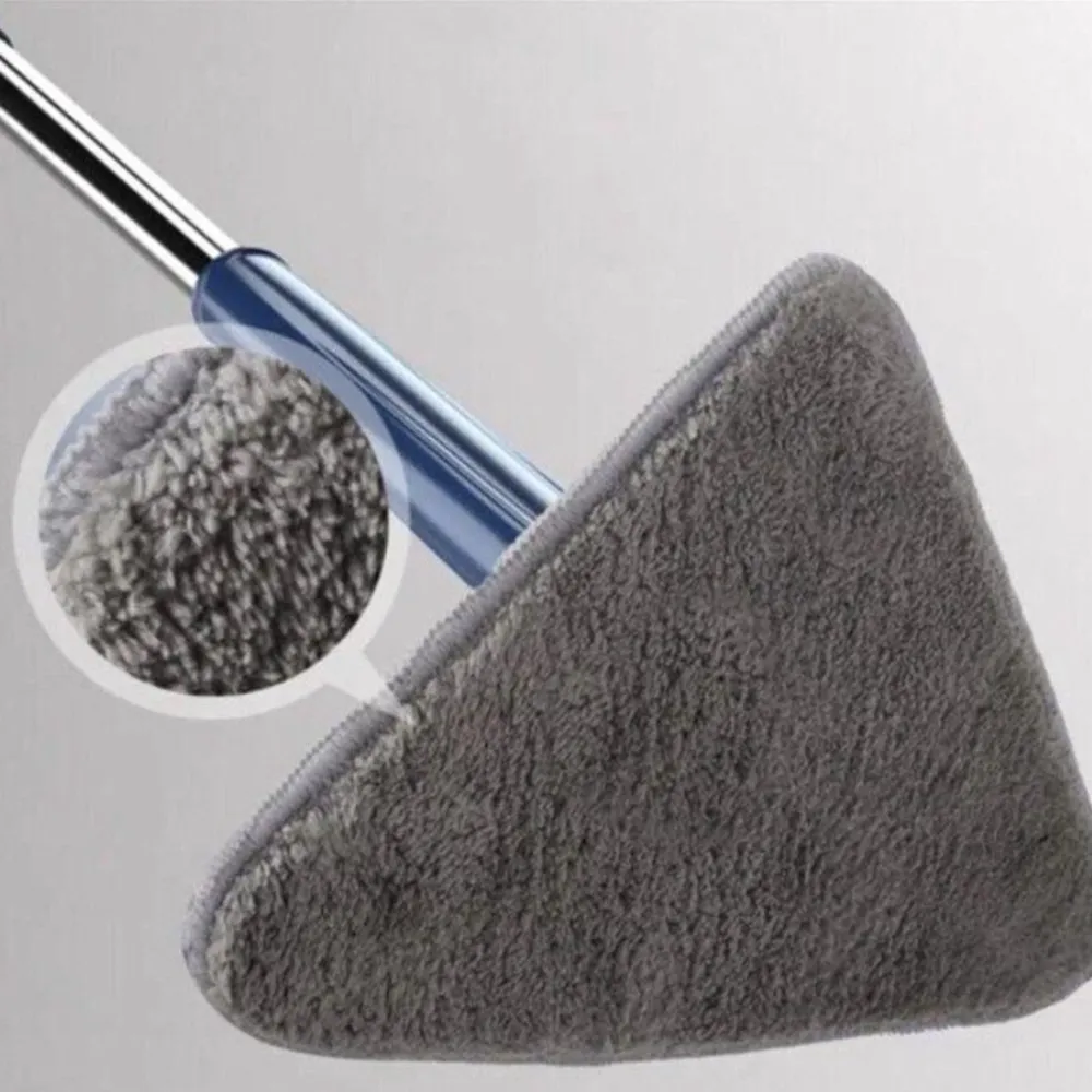 Esfregão Triangulo Mop De Limpeza Ajustável Giratória 360° Esfregão Triangulo Mop De Limpeza Ajustável Giratória 360°