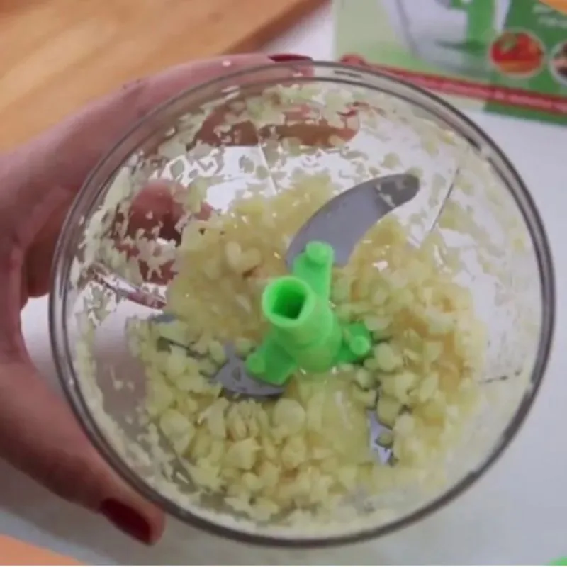 Mini Processador Triturador Manual De Alimentos Mini Processador Triturador Manual De Alimentos