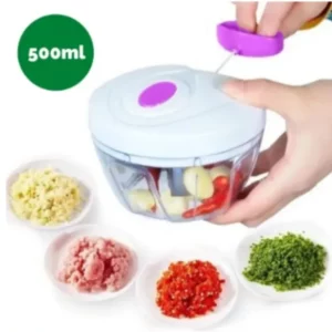 Mini Processador Triturador Manual De Alimentos