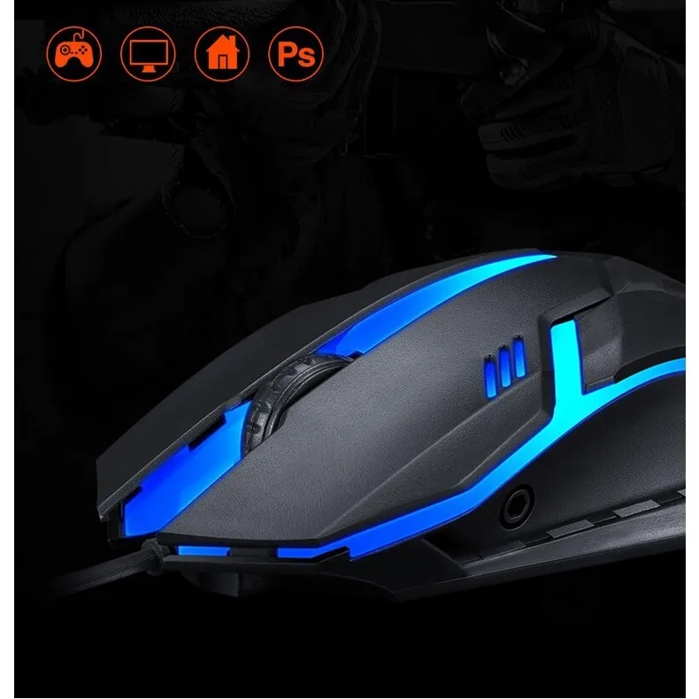 Mouse Gamer Usb 3200dpi Led Rgb Com Fio JX-M20 Mouse Gamer Usb 3200dpi Led Rgb Com Fio JX-M20