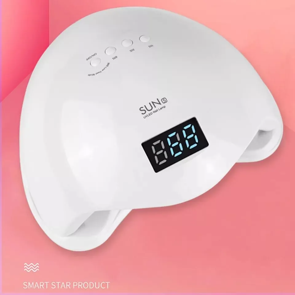 Cabine Sun 5 48W Bivolt Uv/Led Rosa/Branca IZESUN Cabine Sun 5 48W Bivolt Uv/Led Rosa/Branca IZESUN