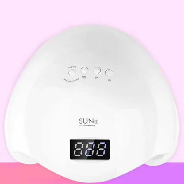 Cabine Sun 5 48W Bivolt Uv/Led Rosa/Branca IZESUN