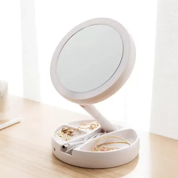 Espelho de Mesa Luz Led Maquiagem Portátil IZEGLAM 2