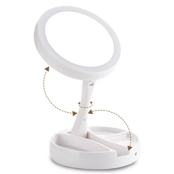 Espelho de Mesa Luz Led Maquiagem Portátil IZEGLAM 1