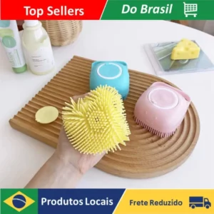 Esponja de Silicone com Dispenser IZEScrub