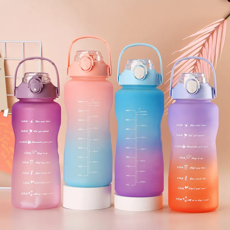 Garrafa De Água Squeeze Academia 2000ml 900ml E 300ml IZEHYDRATE Garrafa De Água Squeeze Academia 2000ml 900ml E 300ml IZEHYDRATE