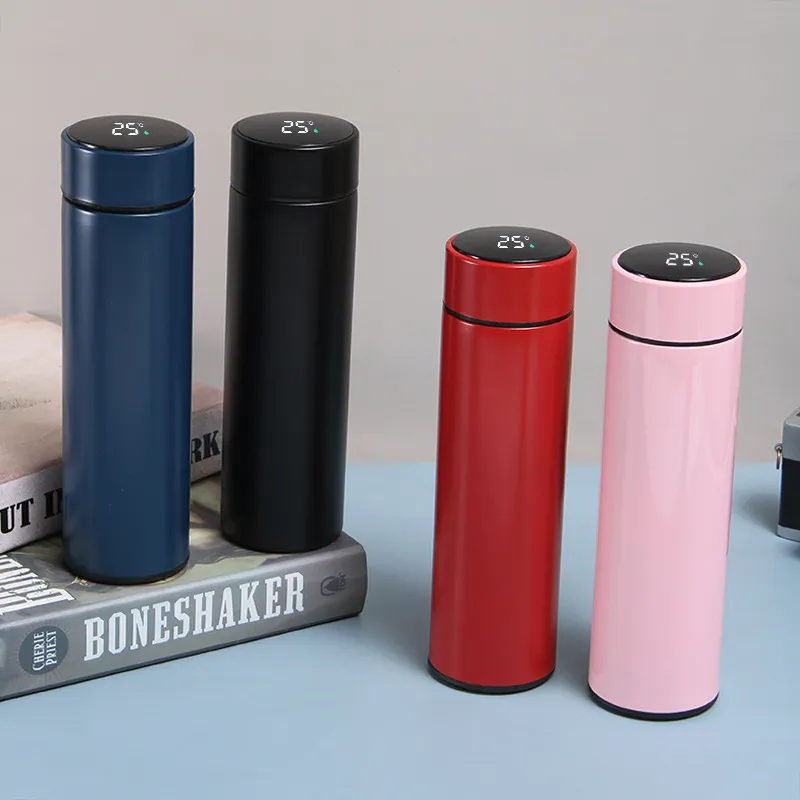 Garrafa Térmica Aço Inox Termômetro Digital 500ml IZETHERMAL Garrafa Térmica Aço Inox Termômetro Digital 500ml IZETHERMAL