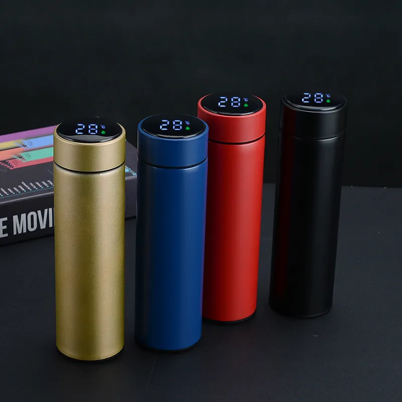 Garrafa Térmica Aço Inox Termômetro Digital 500ml IZETHERMAL Garrafa Térmica Aço Inox Termômetro Digital 500ml IZETHERMAL