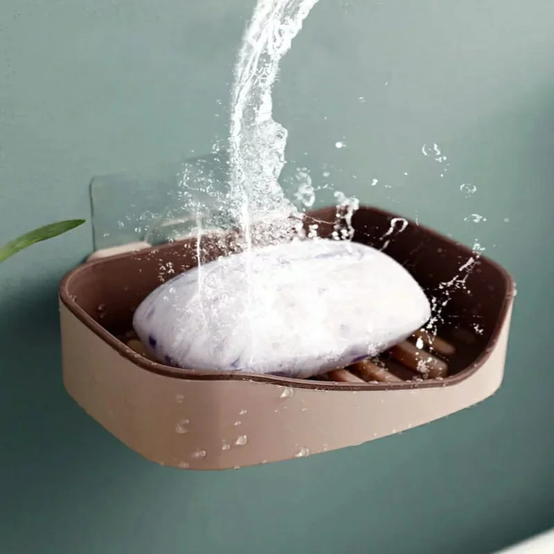 Saboneteira Sabonete Suporte Adesivo Sem Fura Parede IZECLEAN Saboneteira Sabonete Suporte Adesivo Sem Fura Parede IZECLEAN