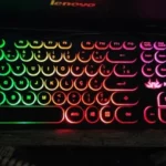 Teclado com Teclas Redondas LED RGB IZEBoard photo review
