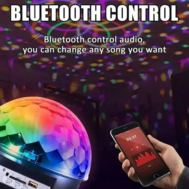 Globo Luz Led Giratório IZEPARTY Globo Luz Led Giratório IZEPARTY