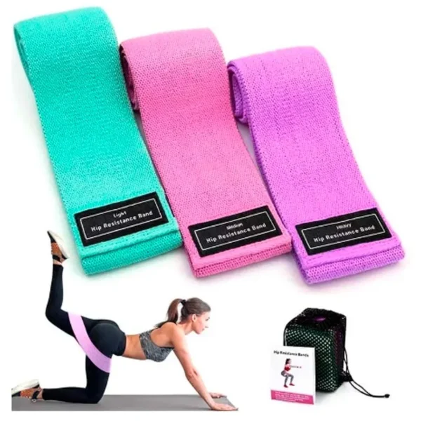 Kit Faixas Elásticas IZEYOGA RESISTANCE 3