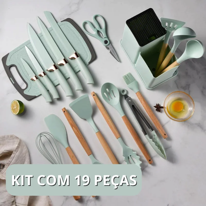 Kit Utensílios Cozinha IZEKITCHEN Kit Utensílios Cozinha IZEKITCHEN