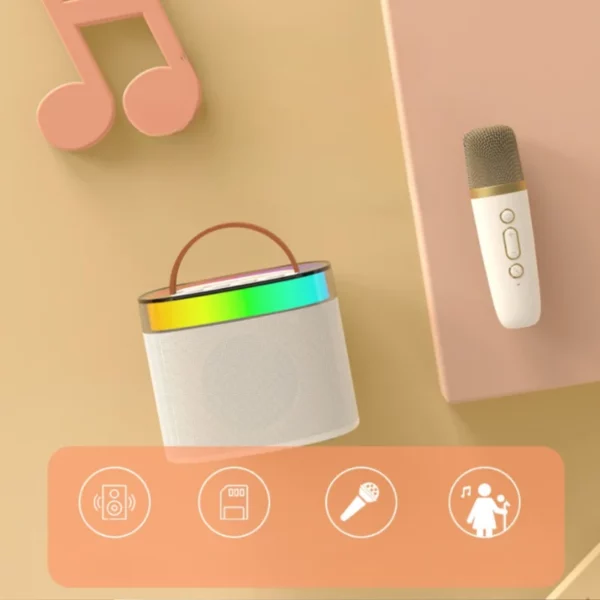Mini Karaokê Bluetooth IZESOUND PORTABLE IZESHOP Mini Karaokê Bluetooth IZESOUND PORTABLE 3