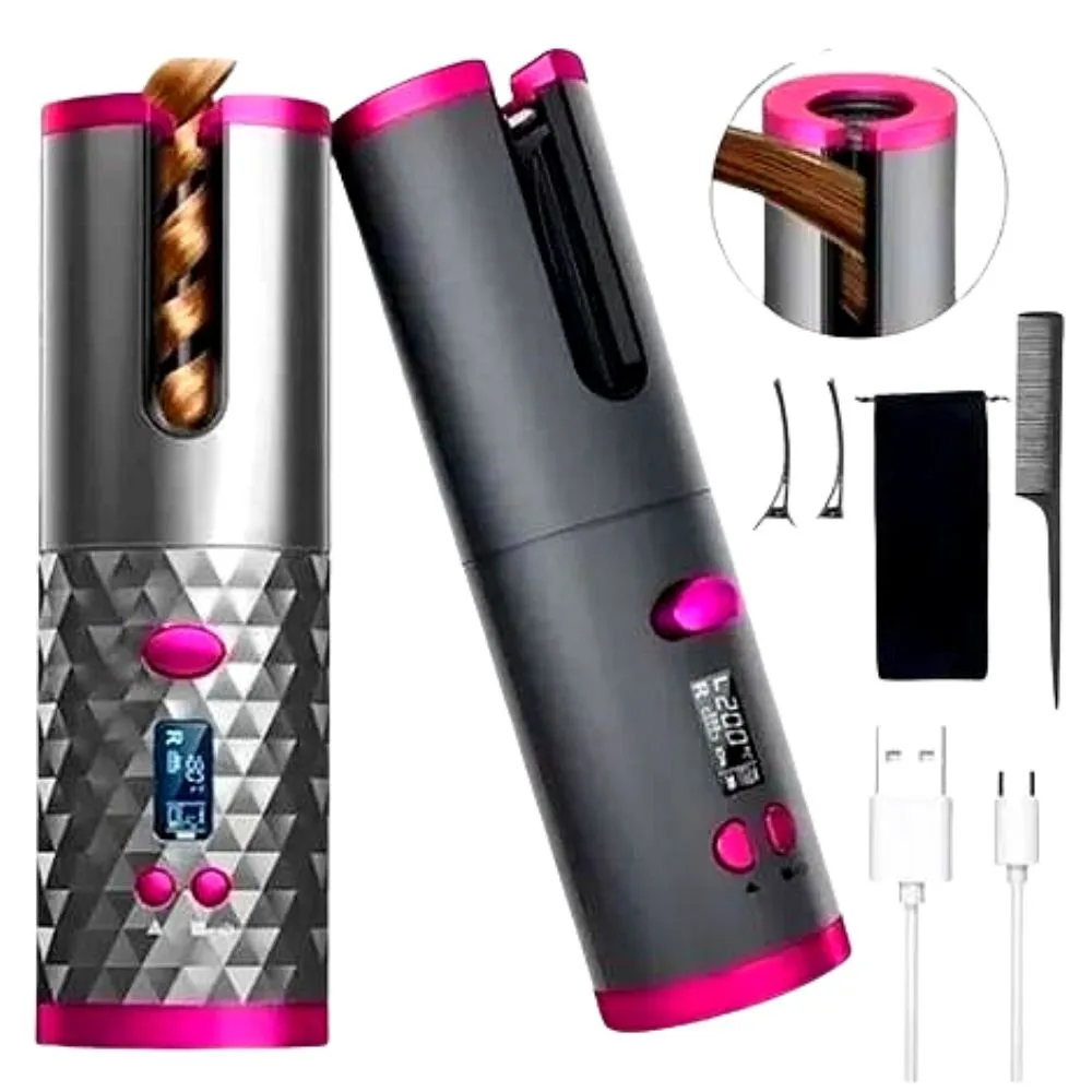 Modelador Cachos Sem Fio IZEWAVES Modelador Cachos Sem Fio IZEWAVES