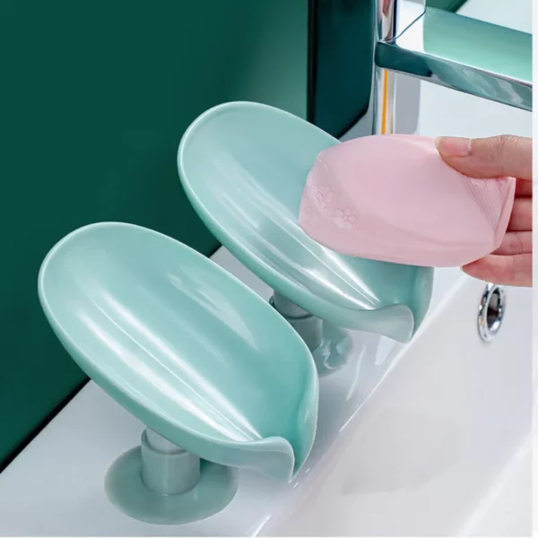 Saboneteira De Pia IZESOAP IZESHOP Saboneteira De Pia IZESOAP - Imagem 1 - Design elegante em forma de folha