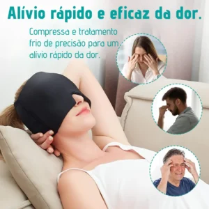 Touca Terapêutica IZERELAX para Dor de Cabeça, Enxaqueca e Muito Mais IZESHOP