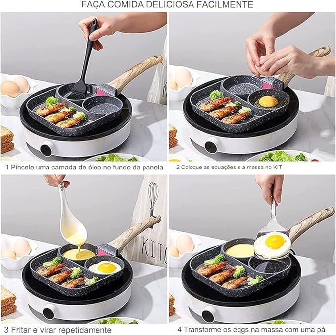 Frigideira Antiaderente 3 em 1 IZECOOK IZESHOP