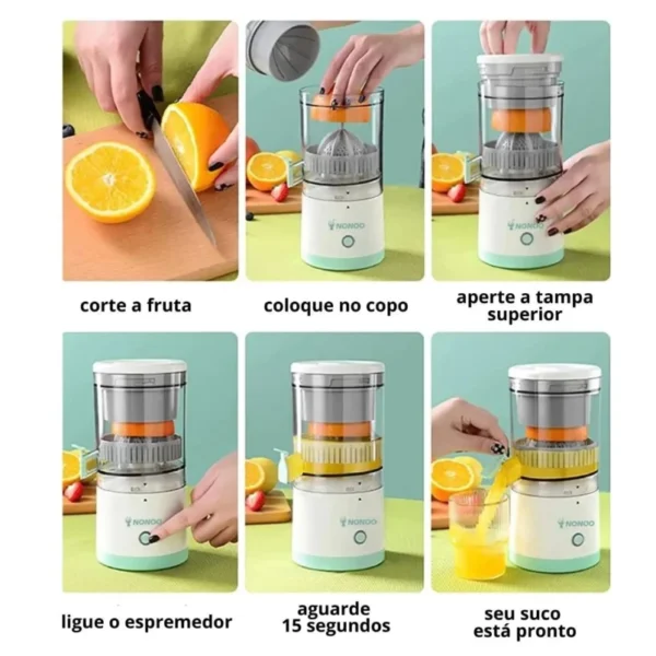 Espremedor de Frutas Elétrico Portátil Bivolt IZEJUICE PRO IZESHOP