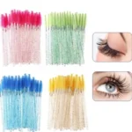 Kit 50 Escovinhas Glitter IZEBeauty