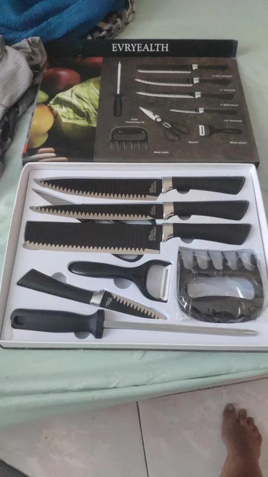 Kit de Facas Profissional Antiaderente IZEGRILL MASTER photo review