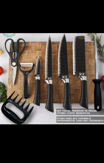 Kit de Facas Profissional Antiaderente IZEGRILL MASTER photo review