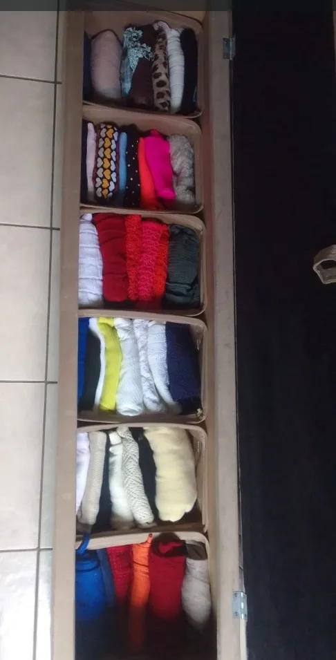 Organizador de Guarda-Roupa Dobrável Grande IZESTORE MAX photo review