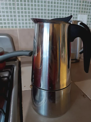 Click to view full screen Cafeteira Italiana Aço Inox IZECOFFE MASTER photo review