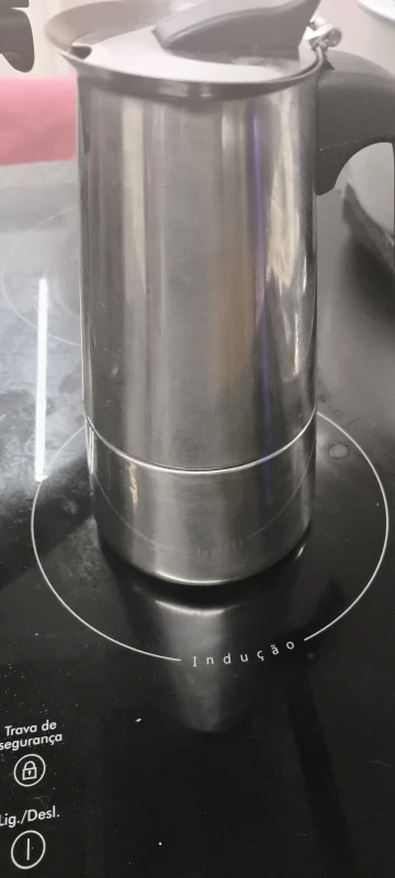 Click to view full screen Cafeteira Italiana Aço Inox IZECOFFE MASTER photo review