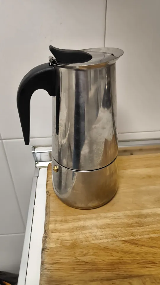 Click to view full screen Cafeteira Italiana Aço Inox IZECOFFE MASTER photo review