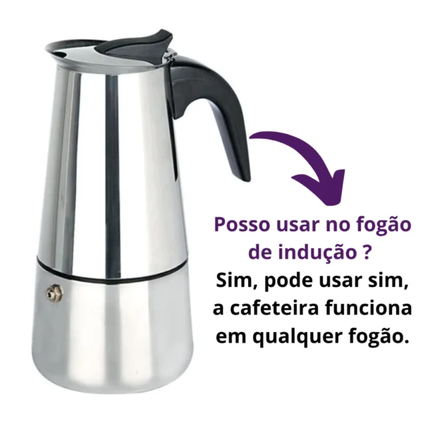 Cafeteira Italiana Aço Inox IZECOFFE MASTER IZESHOP