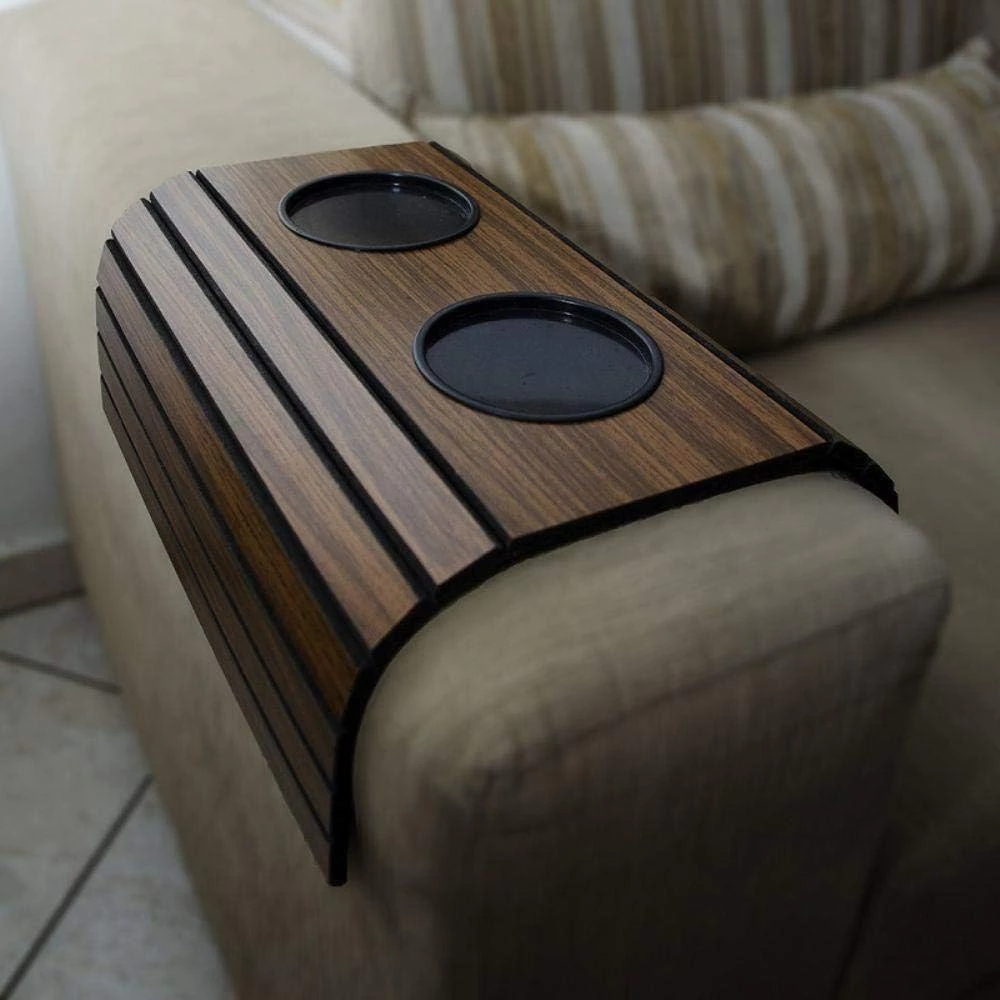 Esteira Porta Copo Flexível para (4) Esteira Porta Copo Flexível para Sofá IZEWOOD COMFORT IZESHOP