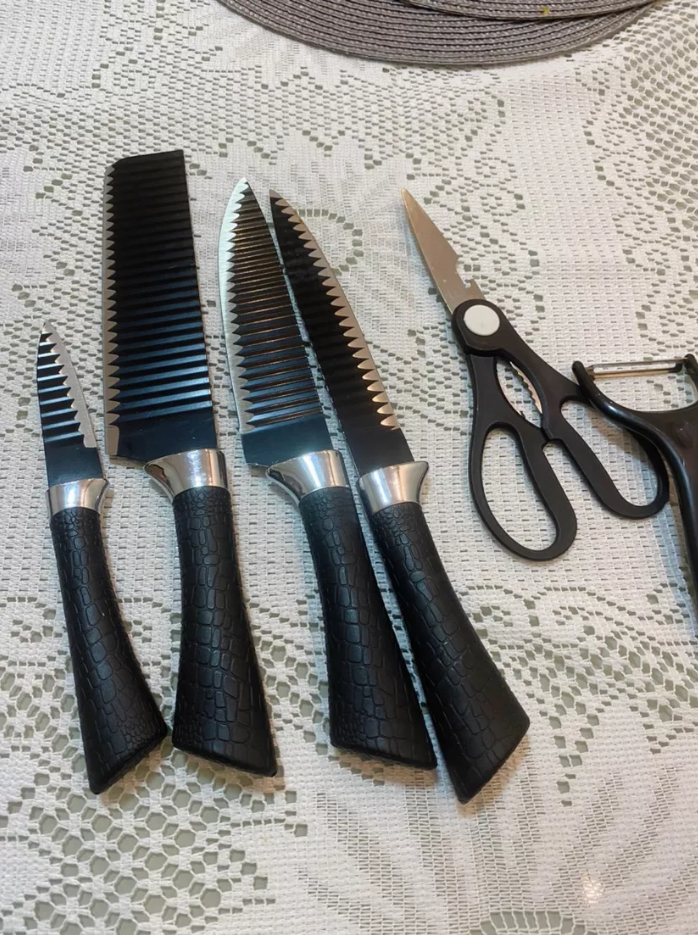 Kit de Facas Profissional Antiaderente IZEGRILL MASTER photo review