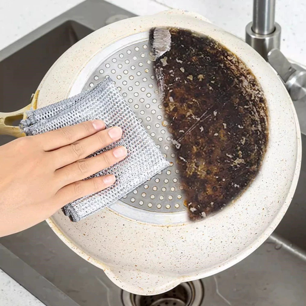 Kit 10 Panos de Limpeza Aço Tira Gordura Reutilizável IZEWASH ULTRA IZESHOP