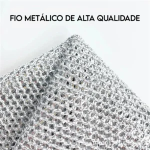 Kit 10 Panos de Limpeza Aço Tira Gordura Reutilizável IZEWASH ULTRA IZESHOP