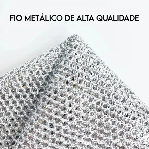 Kit 10 Panos de Limpeza Aço Tira Gordura Reutilizável IZEWASH ULTRA IZESHOP