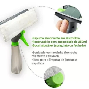 Rodo Borrifador Limpa Vidros e Superfícies 3 em 1 IZEWASH SPRAY IZESHOP