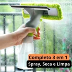 Rodo Borrifador Limpa Vidros e Superfícies 3 em 1 IZEWASH SPRAY