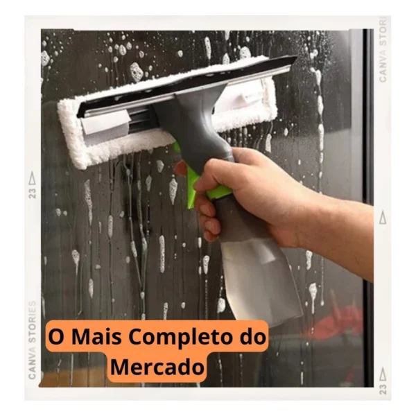 Rodo Borrifador Limpa Vidros e Superfícies 3 em 1 IZEWASH SPRAY IZESHOP