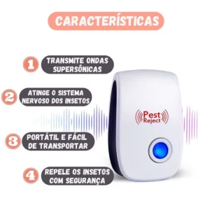 Repelente Ultrassônico para Ratos e Insetos IZEPEST GUARD IZESHOP