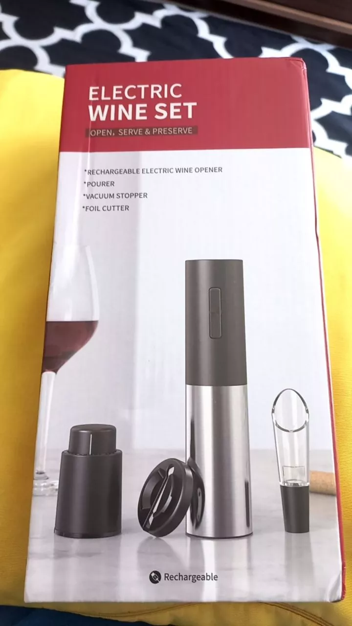 Abridor de Garrafa Elétrico USB Recarregável IZEOPENER PRO photo review