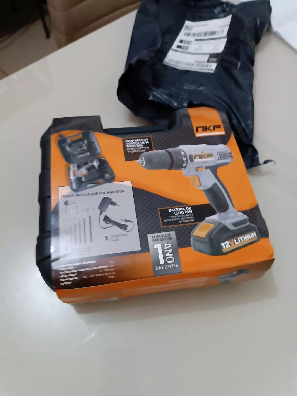 Furadeira Parafusadeira Bateria 12V LED Torque NKF IZETOOL PRO photo review