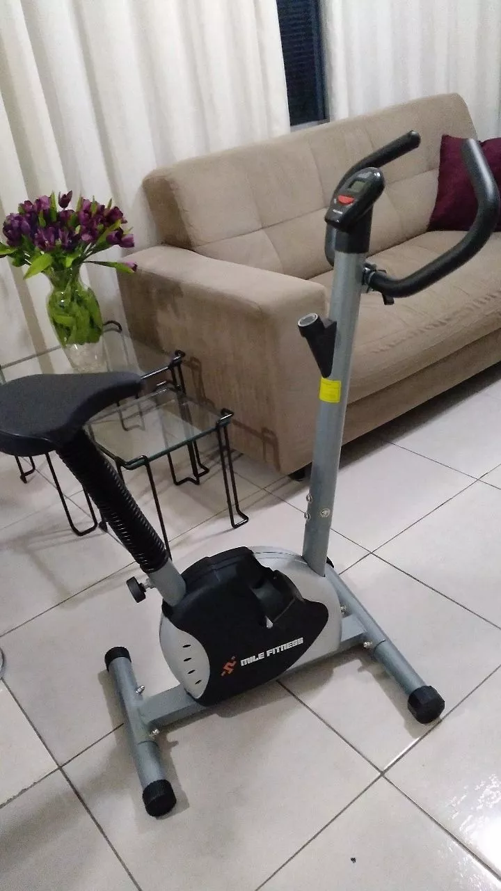 Bicicleta Ergométrica com Monitor Mile Fitness até 120kg IZEHEALTH PRO photo review
