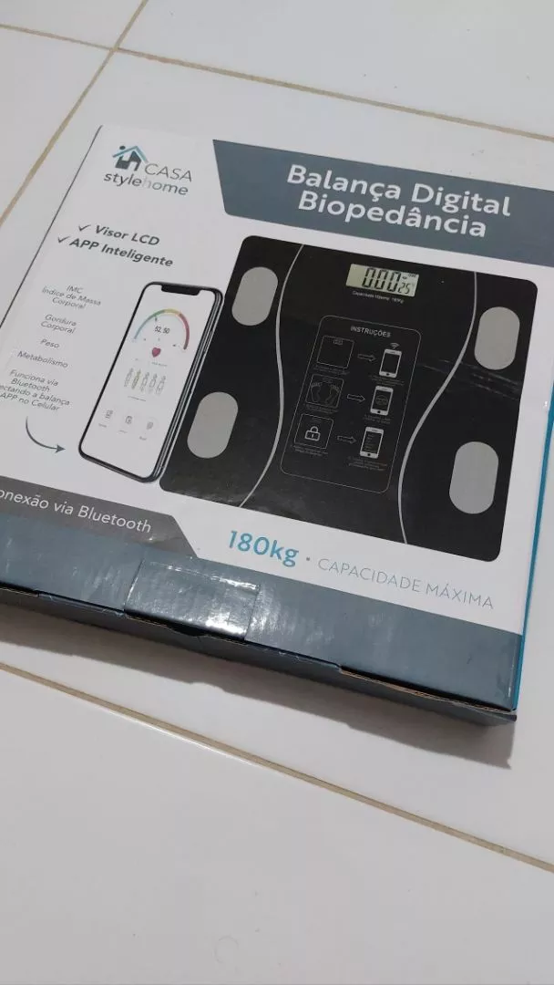 Balança Digital Corporal Bioimpedância 180kg IZEHEALTH CHECK photo review