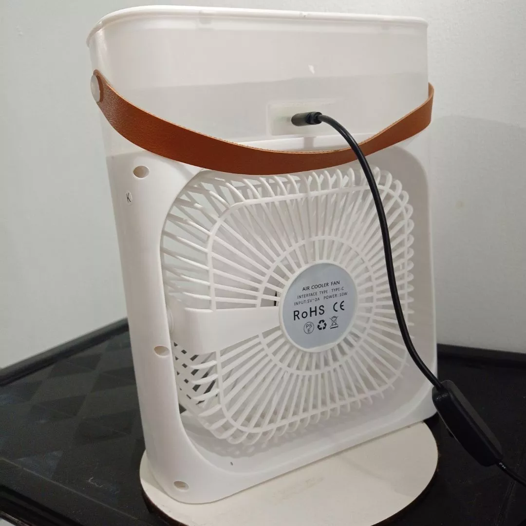 Mini Ventilador Umidificador USB LED IZECOOL COMPACT photo review