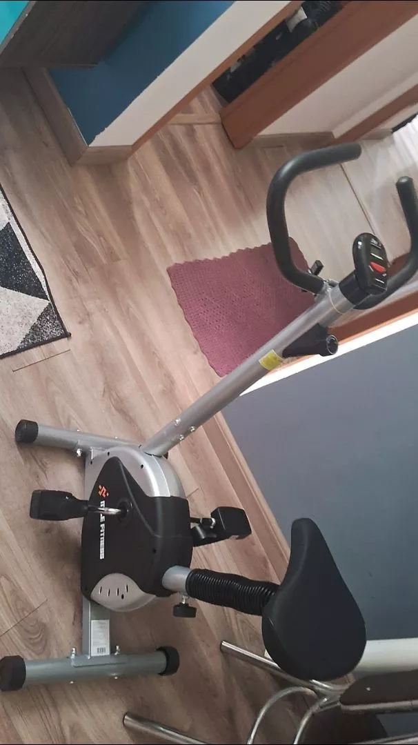 Bicicleta Ergométrica com Monitor Mile Fitness até 120kg IZEHEALTH PRO photo review