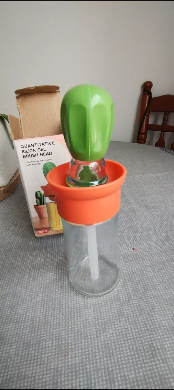 Porta Azeite Dispenser Vidro Silicone IZECOOK DELIGHT photo review